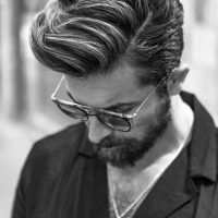 Quiff With Side Part