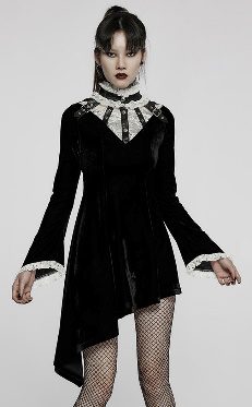 Curse Me Asymmetrical Dress | Punk Rave Australia | Gothic Clothing