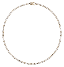 Moss Round Cut Necklace